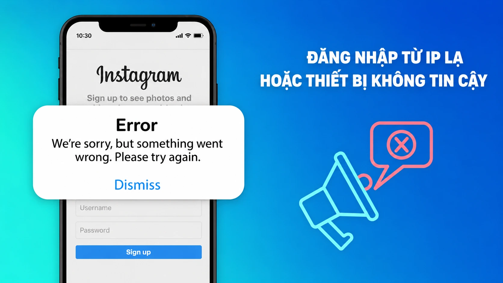 Đăng nhập từ thiết bị không đáng tin